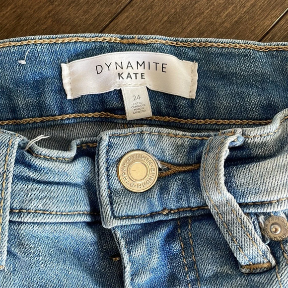 Dynamite Kate Highrise Skinny jeans light blue size 24 - Picture 2 of 6